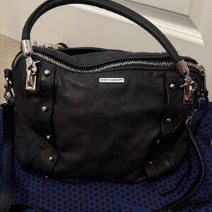 Rebecca Minkoff Black Leather Shoulder Bag